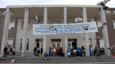 Cicop realiza un paro en el hospital Posadas y pide llamado a paritarias