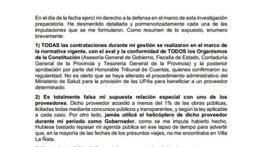Scioli se presentó a "declarar" por la causa UPA
