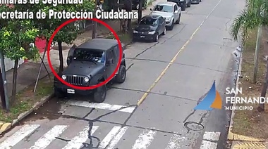 San Fernando: por las cámaras, un hombre fue detenido al intentar robar un auto
