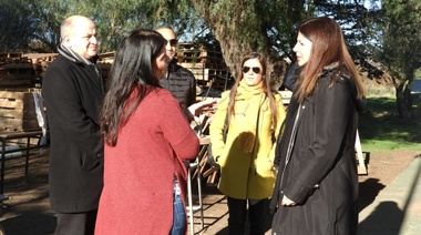 Rosío Antinori en Punta Alta: "Seguimos cerca de los vecinos"