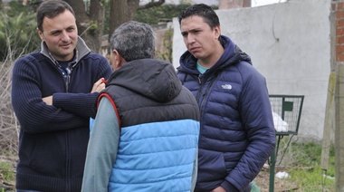 Ivoskus visitó obras, instituciones y vecinos de Merlo