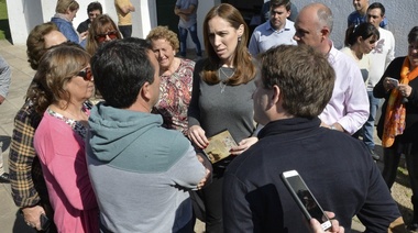 Vidal visitó los partidos bonaerenses de General Pinto y Carlos Tejedor