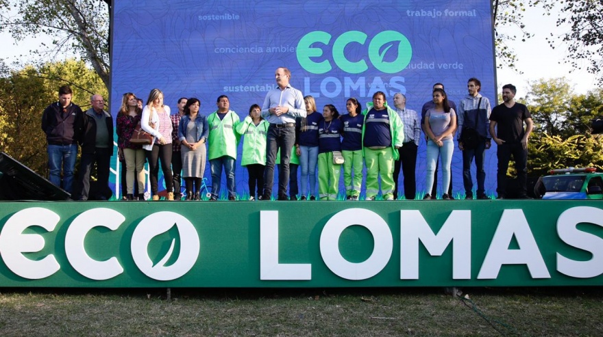 Insaurralde lanzó un programa ecológico en Lomas de Zamora