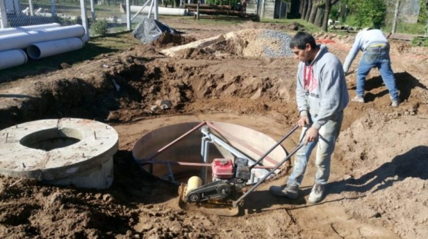 25 de Mayo terminó otra obra y un barrio entero se suma al sistema de cloacas