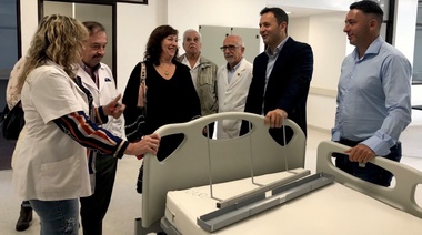 Diputado recorrió las obras del Hospital Eva Perón