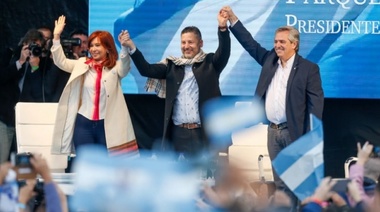 Alberto Fernández y Cristina Kirchner lanzaron su campaña con un acto en Merlo