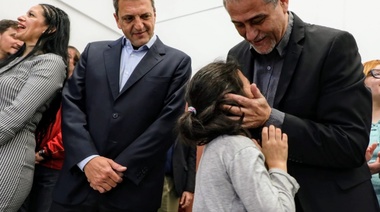 Massa y Ferraresi inauguraron una escuela en Wilde