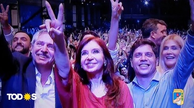Alberto Fernández: “Decían 'no vuelven más', pero una noche volvimos y vamos a ser mejores”