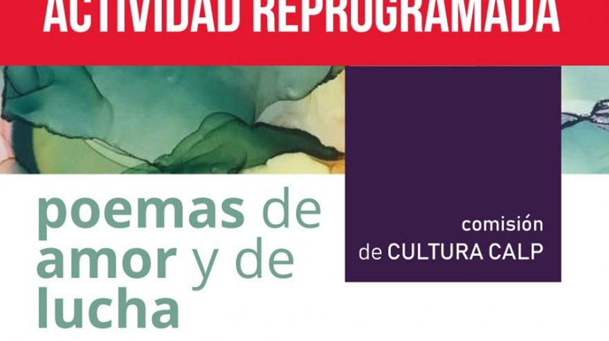 En el Colegio de Abogados de La Plata presentan la obra “Poemas de amor y de Lucha”