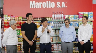 Kicillof, en General Rodriguez: “Me comprometí a reconstruir lo que se perdió”