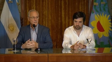 Gollán brindó una conferencia de prensa sobre la situación del sarampión y las vacunas