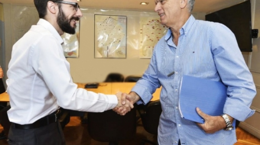 Néstor Grindetti destacó el encuentro con Agustín Simone: “El recibimiento fue muy bueno”