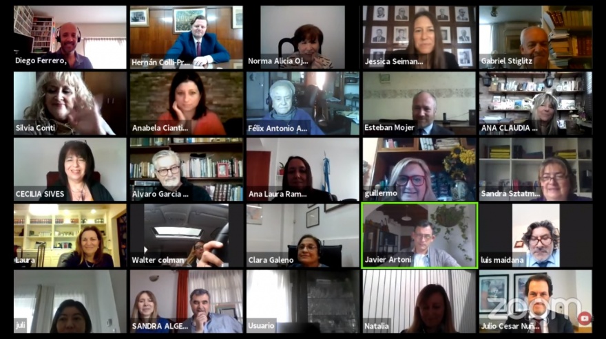 El Colegio de Abogados de La Plata realizó una celebración y homenaje virtual en el día de la profesión