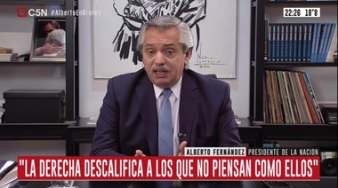 Fernández: "Macri, si no sabés, la cuarentena sirve para poner orden tras el desastre que dejaste"