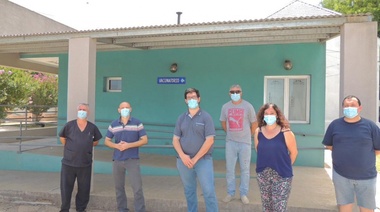 Alberti: El intendente recorrió las obras del Hospital Municipal