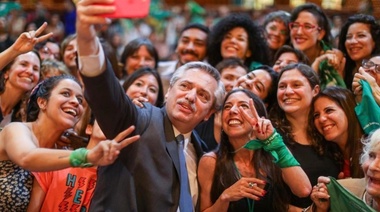 Alberto Fernández: “Cumplí con mi palabra, el aborto es ley”