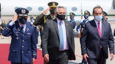 Alberto Fernández viajó a Chile y se reunió con su par Sebastián Piñera