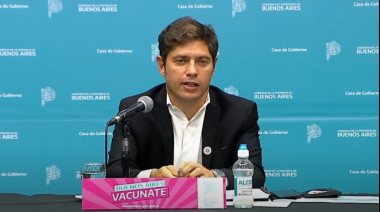 Kicillof aseguró que desde provincia vacunaron a 95 mil personas en los últimos tres días