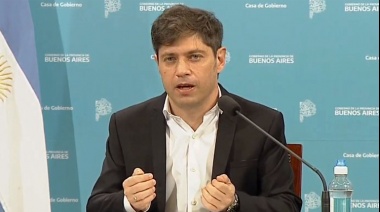 Axel Kicillof firmó convenios para obras de saneamiento en 11 municipios