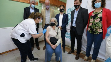 Axel Kicillof: “Estamos por alcanzar el primer hito de la campaña de vacunación contra el coronavirus”