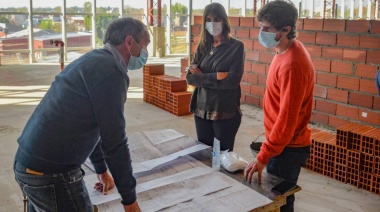 San Fernando: Juan Andreotti recorrió la obra de ampliación del Hospital Municipal