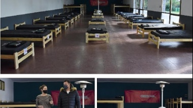 Operativo frío: La Plata abrió un nuevo parador para personas en situación de calle