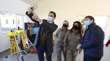 El intendente Cardozo recibió al ministro Arroyo y recorrieron cooperativas