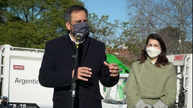 Cabandié anunció la construcción de una nueva planta de transferencia de residuos en Moreno