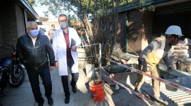 San Pedro: Salazar recorrió las obras del sector de internación del Hospital Municipal