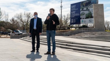 Posse inauguró el acceso principal del Parque Público del Puerto en San Isidro