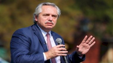 Alberto Fernández: "Pusimos el Estado de pie para nivelar las caídas que el gobierno anterior había generado"