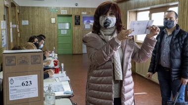 Votó Cristina en Río Gallegos voló a Buenos Aires