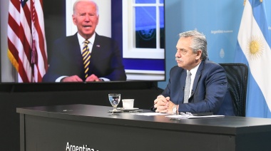 Alberto planteó ante Biden mejores condiciones de financiamiento