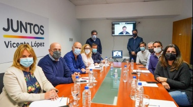 Juntos conformó una mesa de campaña en común entre Santilli y Manes