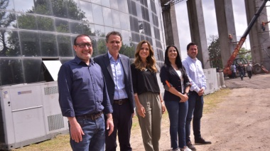Katopodis, Nardini, Correa, Tolosa Paz y Vivona recorrieron diferentes obras en Malvinas Argentinas