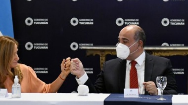 Tolosa Paz con Manzur en Casa Rosada: "Todos los bonaerenses tienen que ir a votar"
