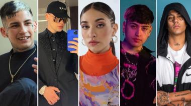 Quiénes son los 10 artistas locales que acaparan los diez primeros puestos de YouTube en Argentina