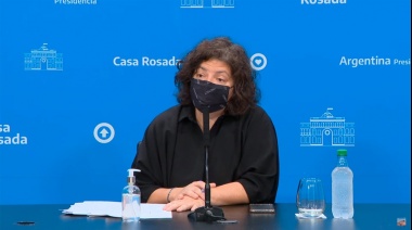 Vizzotti señaló que se produjo "un descenso en el número de casos" de Covid