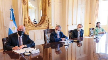 Alberto: "Por esta vía estamos dando internet a los sectores más postergados de Santa Fe"