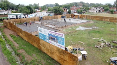Presidente Perón: : Gran adelanto de obra en la nueva Escuela Secundaria N°11