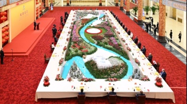 Alberto Fernández participó de un almuerzo en honor a los jefes y jefas de Estado que asisten a los JJOO