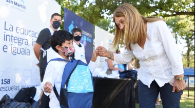 San Martín entregó más de 4.000 kits escolares con el Programa Buen Comienzo