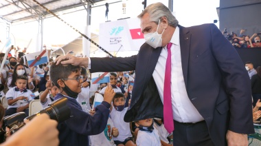 Alberto Fernández: “Educarse es imprescindible para poder tener un futuro”