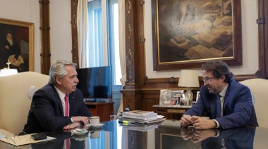 Alberto se reunió con el director del Indec, Marco Lavagna, con miras al Censo 2022