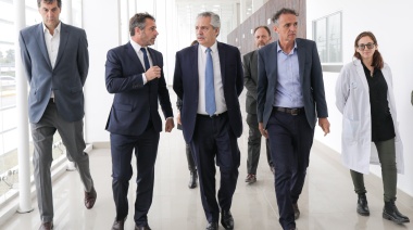Alberto recorrió un hospital en Pilar