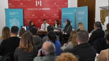 Desde Morón, Lucas Ghi y la ministra Ruiz Malec presentaron el proyecto MATE