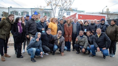 Galmarini, Cascallares y Fabiani inauguraron una obra que beneficiará a 3000 vecinos de Atte. Brown