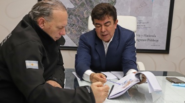 Espinoza se reunió con Berni para ampliar el sistema integral de seguridad en La Matanza
