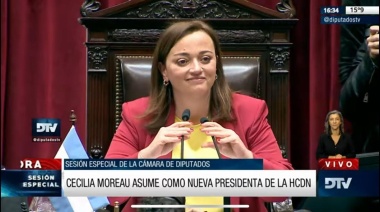 Cecilia Moreau: “Vamos a construir los consensos necesarios para resolver los problemas de la gente”