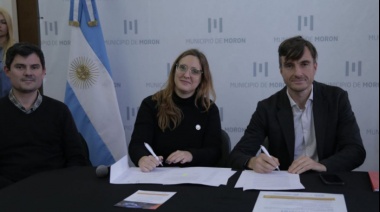 Morón firmó un convenio con Trabajo para asistir a unidades productivas